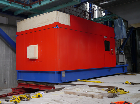 Einbringung der Gasturbine
